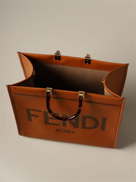 borsa fendi shopping bag|fendi tote bag.